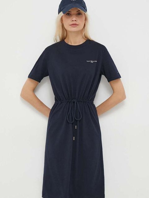 Tommy Hilfiger sukienka bawełniana - zdjęcie produktu nr 1