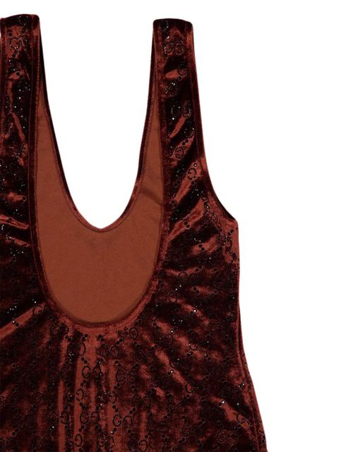 Gucci cotton bodysuit - Brown