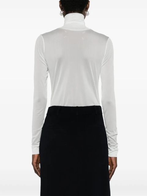 Maison Margiela four-stitch sheer bodysuit - Green