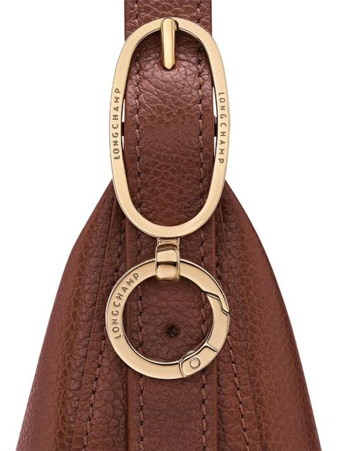 Longchamp small Le Foulonné grained-leather cross body bag - Brown - zdjęcie produktu nr 2