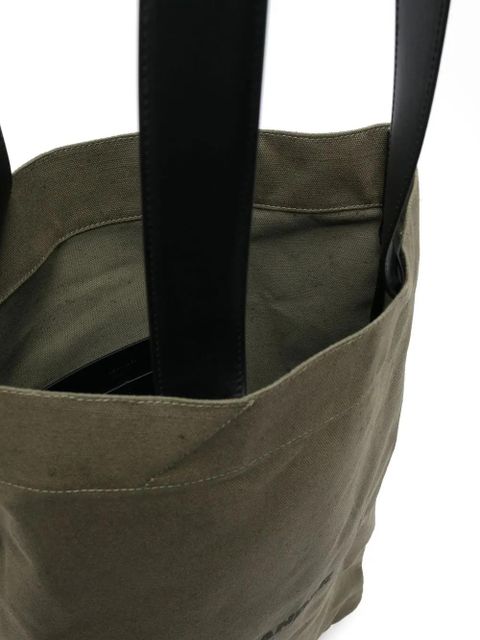 Jil Sander logo-print tote bag - Green