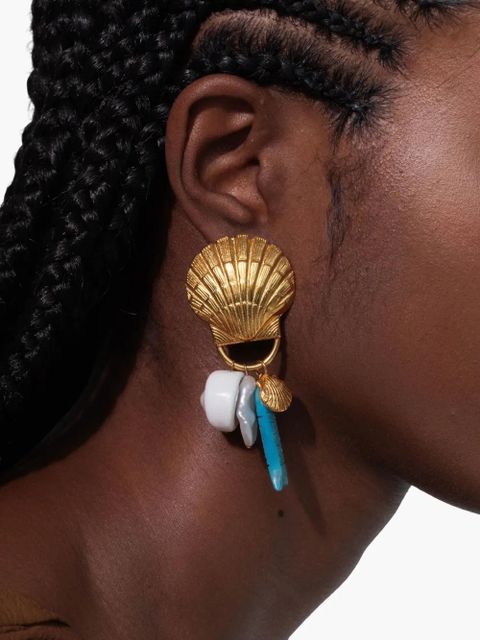 Jennifer Behr Tarni earrings - Gold