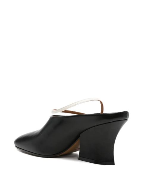Jil Sander leather mules - Black