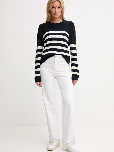 Barbour sweter DEMI damski kolor granatowy lekki LKN1669 - zdjęcie produktu nr 2