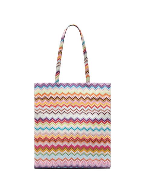 Missoni chevron shoulder bag - White - zdjęcie produktu nr 1