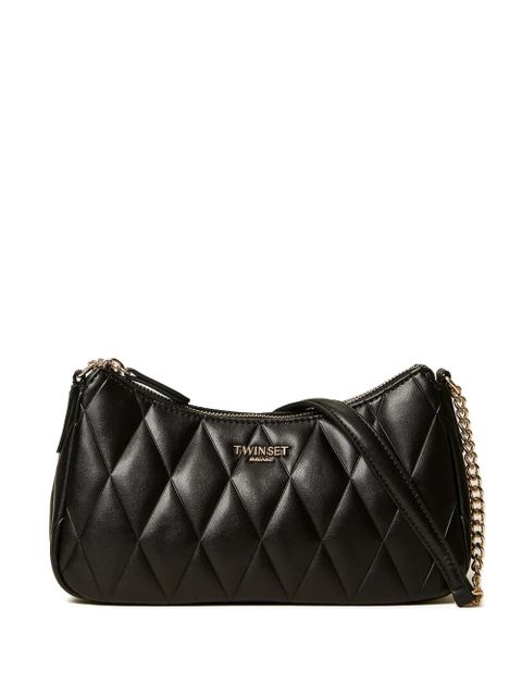 TWINSET quilted chain shoulder bag - Black - zdjęcie produktu nr 1