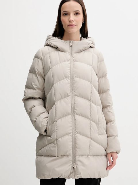 Geox kurtka ANYLLA kolor beżowy zimowa oversize W4628Q T3144 - zdjęcie produktu nr 1