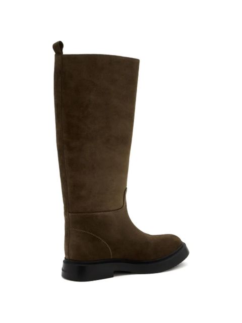 Proenza Schouler Bank suede knee boots - Brown