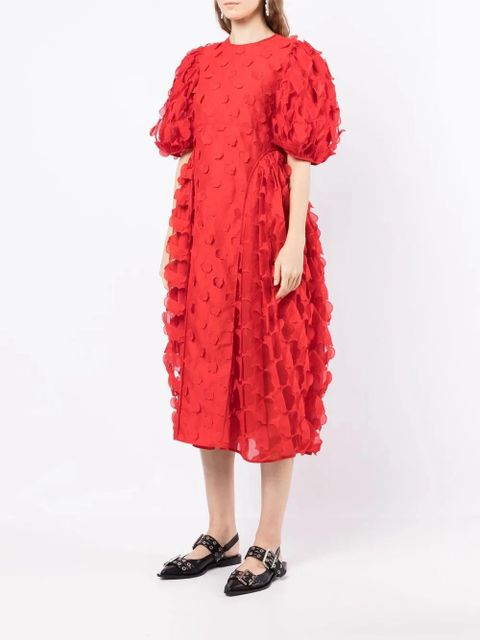 Cecilie Bahnsen Finnegan textured midi dress