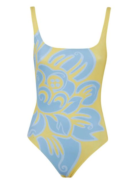 ETRO floral-print swimsuit - Yellow - zdjęcie produktu nr 1