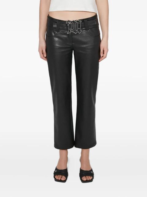 MISBHV logo-buckle trousers - Black - zdjęcie produktu nr 2
