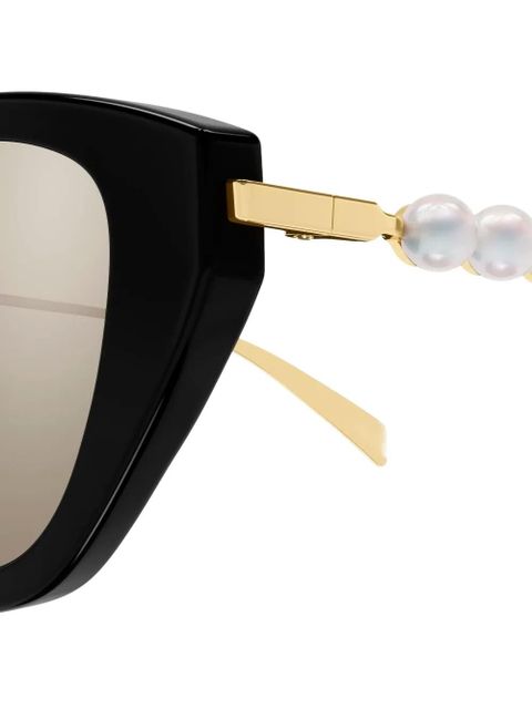 Gucci Eyewear GG1968S pearl cat-eye sunglasses - Black