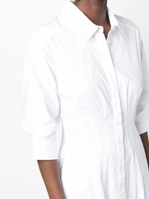 Simkhai Jazz pintuck midi dress - White