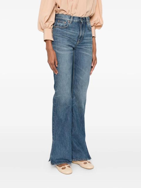 Chloé side-slit straight-leg jeans - Blue - zdjęcie produktu nr 2
