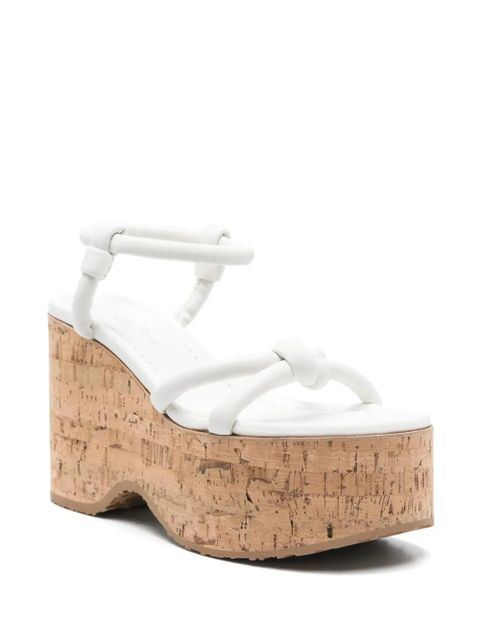 Gianvito Rossi 110mm leather sandals - White - zdjęcie produktu nr 2