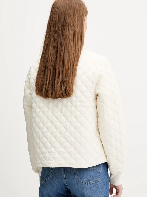 Barbour kurtka REYNA kolor beżowy przejściowa LQU1826