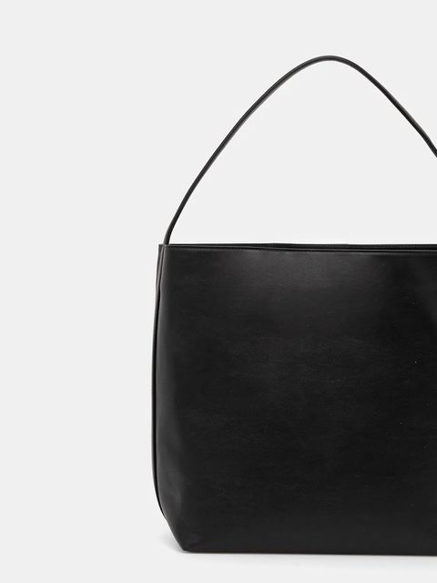 Liviana Conti torebka skórzana kolor czarny A5WA64 - zdjęcie produktu nr 2