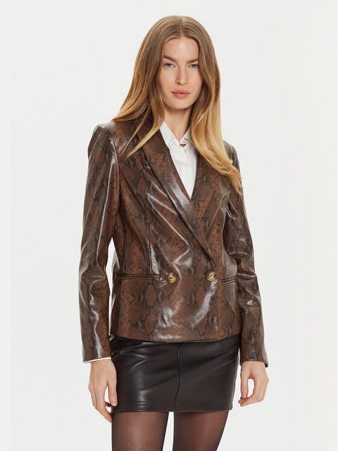 Kurtka z imitacji skóry TWINSET