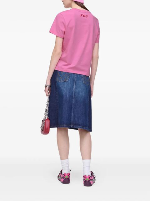 Marc Jacobs Oh Rose print cotton T-shirt - Pink