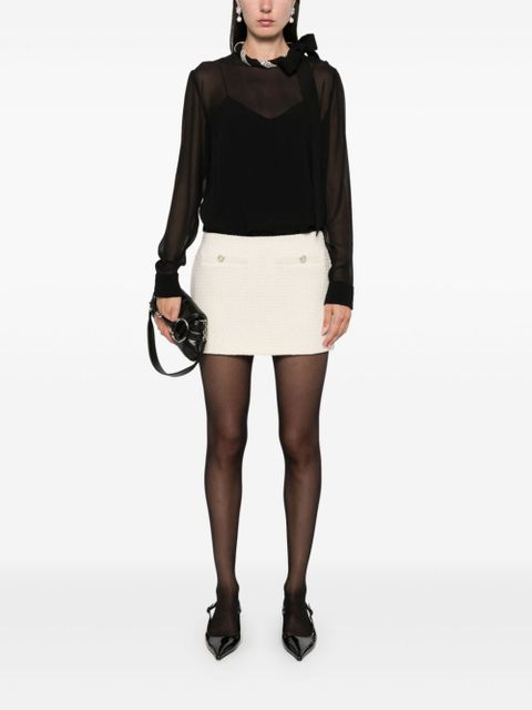 Gucci crystal-embellished blouse - Black - zdjęcie produktu nr 2