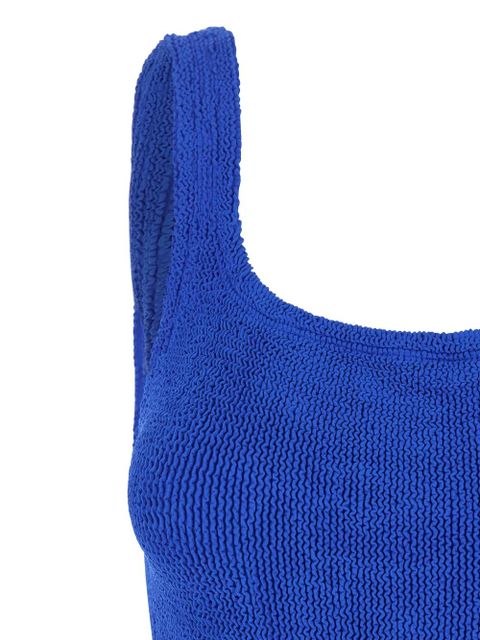 Hunza G Square Neck swimsuit - Blue