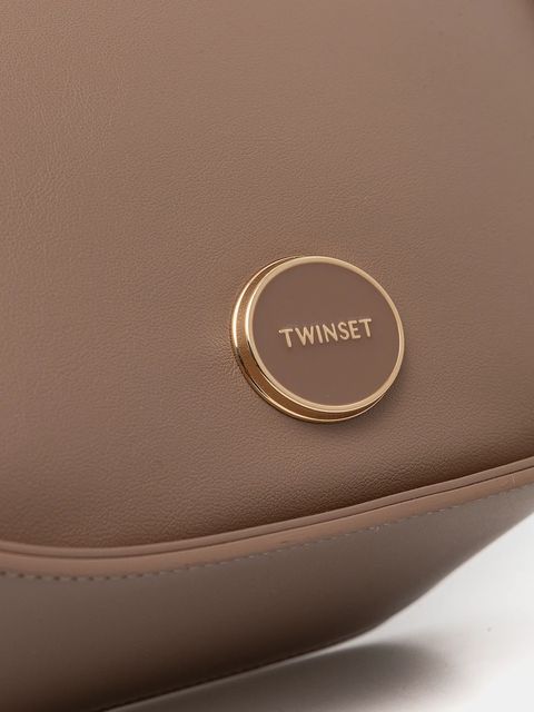Twinset torebka kolor brązowy 252TD8290