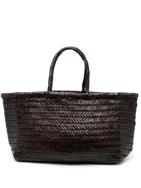 DRAGON DIFFUSION Triple Jump interwoven-design tote bag - Brown - zdjęcie produktu nr 1
