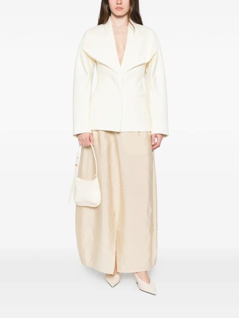 Jacquemus Le Paysan shawl-collar jacket - White - zdjęcie produktu nr 2