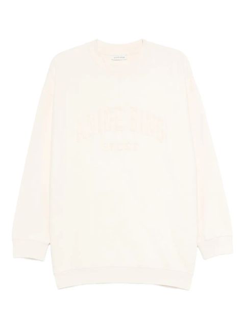 ANINE BING embroidered-logo sweatshirt - Neutrals - zdjęcie produktu nr 2