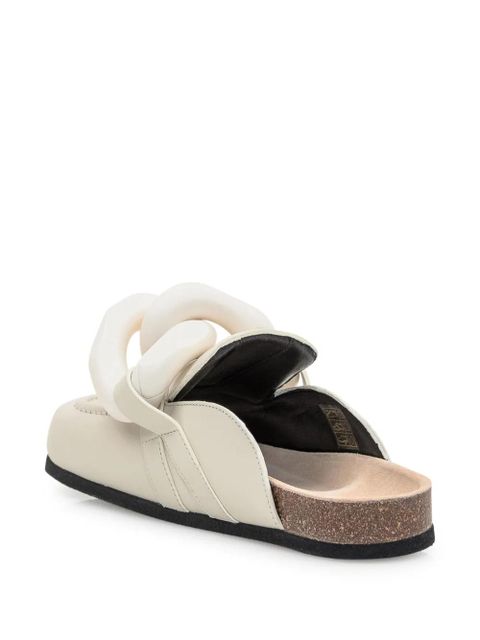 JW Anderson chain-detail mules - White