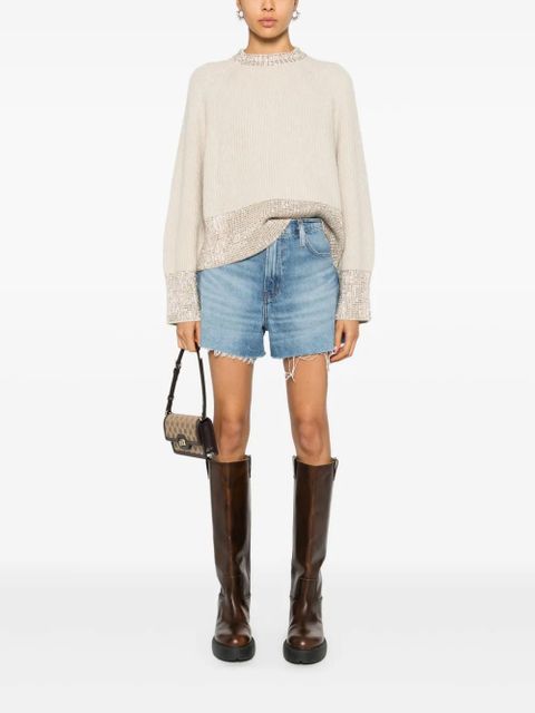 Golden Goose crystal-embellished sweater - Neutrals - zdjęcie produktu nr 2