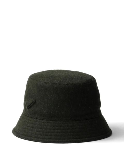 Prada Loden bucket hat - Green - zdjęcie produktu nr 1