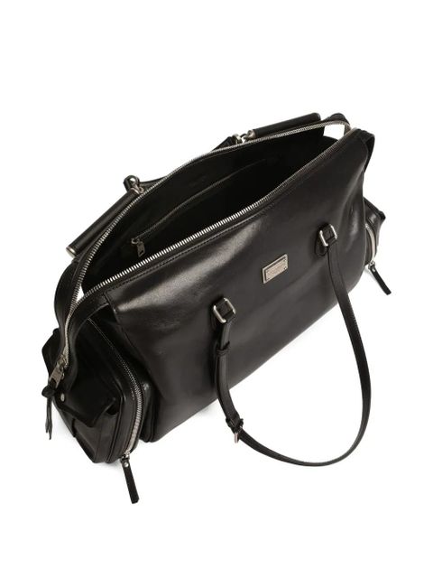 Dolce & Gabbana Vittoria zip pocket tote bag - Black