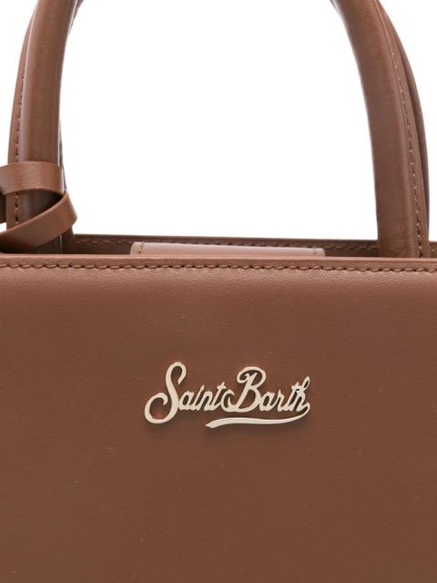 MC2 Saint Barth logo-lettering tote bag - Brown