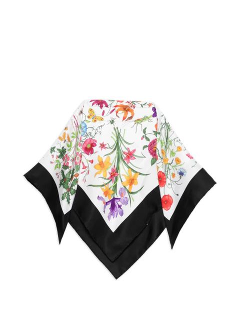 Gucci floral-print scarf - White - zdjęcie produktu nr 1