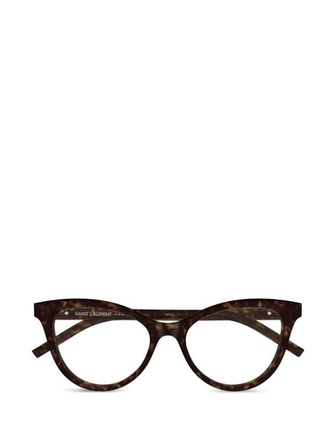 Saint Laurent Eyewear cat-eye glasses - Brown - zdjęcie produktu nr 1