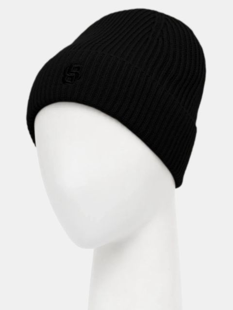 BOSS czapka wełniana kolor czarny 50557673 - zdjęcie produktu nr 2