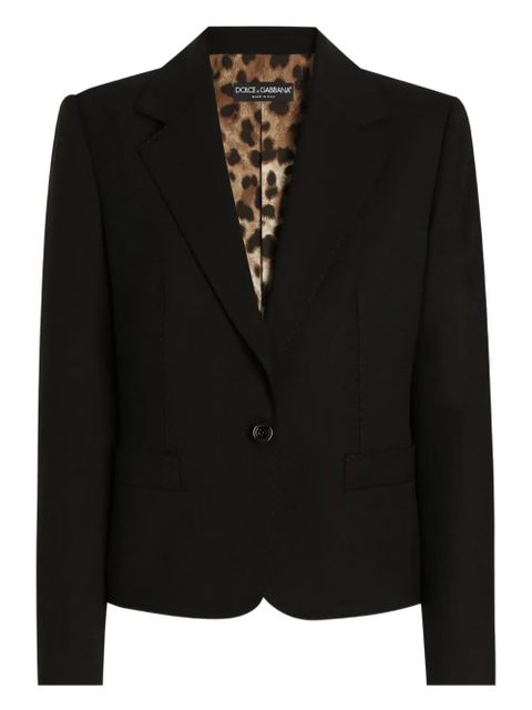 Dolce & Gabbana single-breasted blazer - Black - zdjęcie produktu nr 1