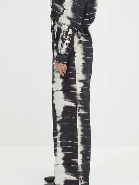 Samsoe Samsoe spodnie Saneem damskie kolor czarny szerokie high waist F24100163 - zdjęcie produktu nr 2