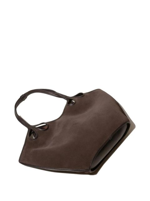 Hereu Escala suede shoulder bag - Brown