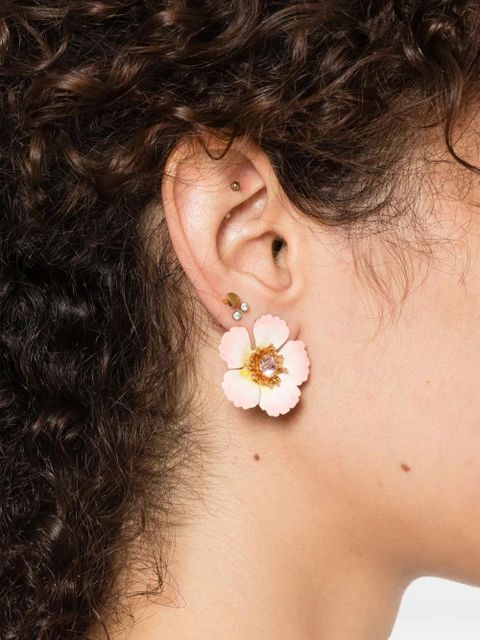 Jennifer Behr Deb flower earrings - Gold - zdjęcie produktu nr 2