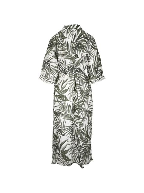 BOGNER Catelyn leaf-print dress - Neutrals - zdjęcie produktu nr 2