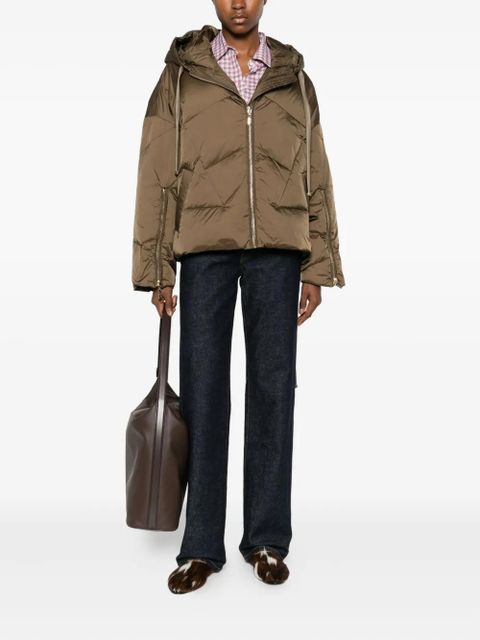 TWINSET hooded quilted puffer jacket - Green - zdjęcie produktu nr 2