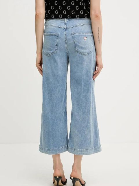 Guess jeansy BELLFLOWER damskie high waist W5GA2E D5O90 - zdjęcie produktu nr 2