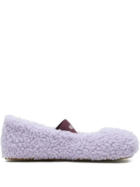 Moon Boot shearling ballerina flats - Purple - zdjęcie produktu nr 1
