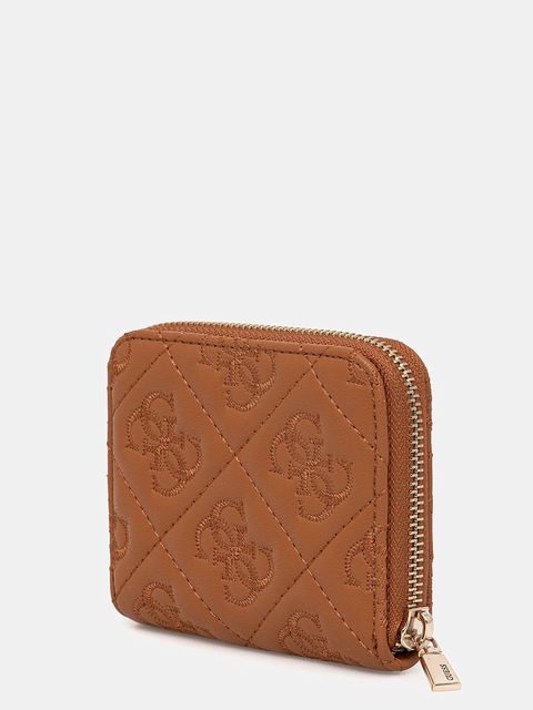 Guess portfel ADELASIA damski kolor brązowy SWQL96 58137 - zdjęcie produktu nr 2