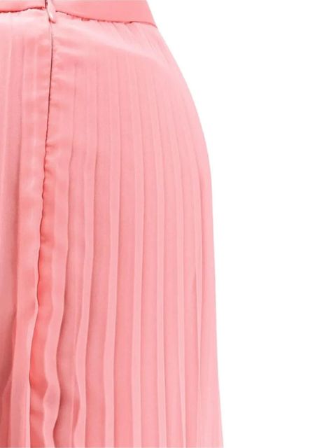 Max Mara pleated chiffon trousers - Pink