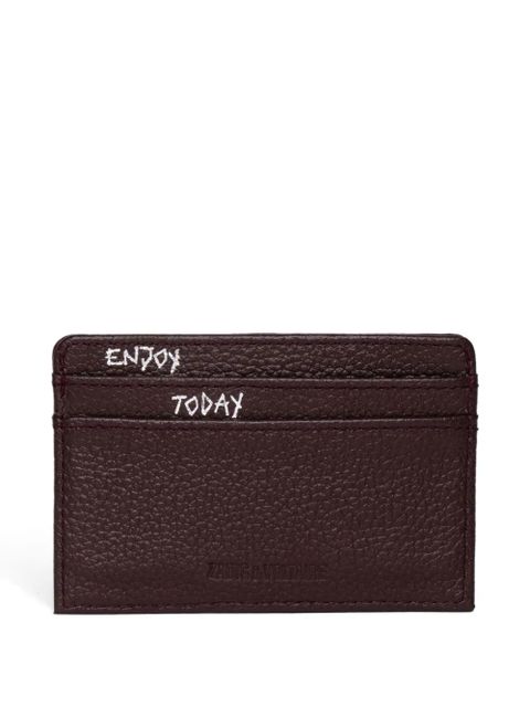 Zadig&Voltaire leather logo-plaque cardholder - Brown - zdjęcie produktu nr 2