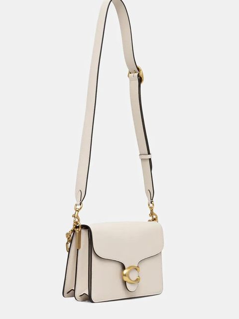 Coach torebka skórzana TABBY kolor beżowy CY919 - zdjęcie produktu nr 2