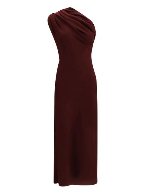 KHAITE draped one-shoulder dress - Red - zdjęcie produktu nr 1